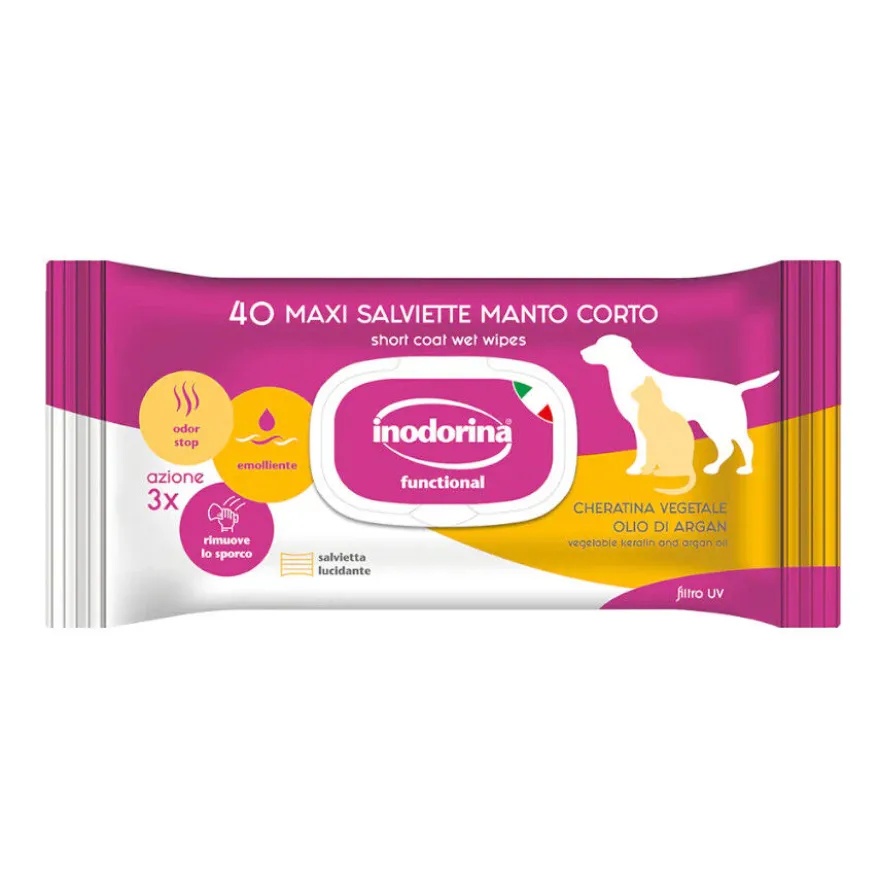Inodorina Refresh Toallitas Húmedas Jazmín para mascotas