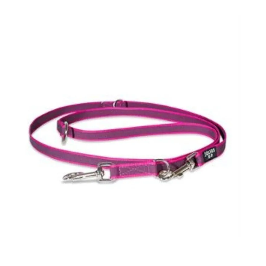 Julius K9 Correa de Adiestramiento Rosa Engomada para perros