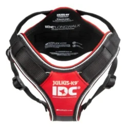 Julius K9 IDC Longwalk Arnés Rojo para perros