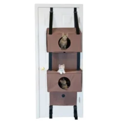 K&H Árbol de Tres niveles de Puertas para gatos
