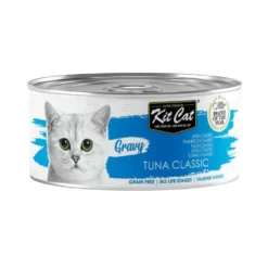 Kit Cat Atún Classic Lata Salsa para gatos