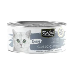 Kit Cat Classic Pollo Lata Salsa para gatos