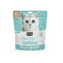 Kit Cat PurPuree Hairball Atún y Fibra Sobres para gatos