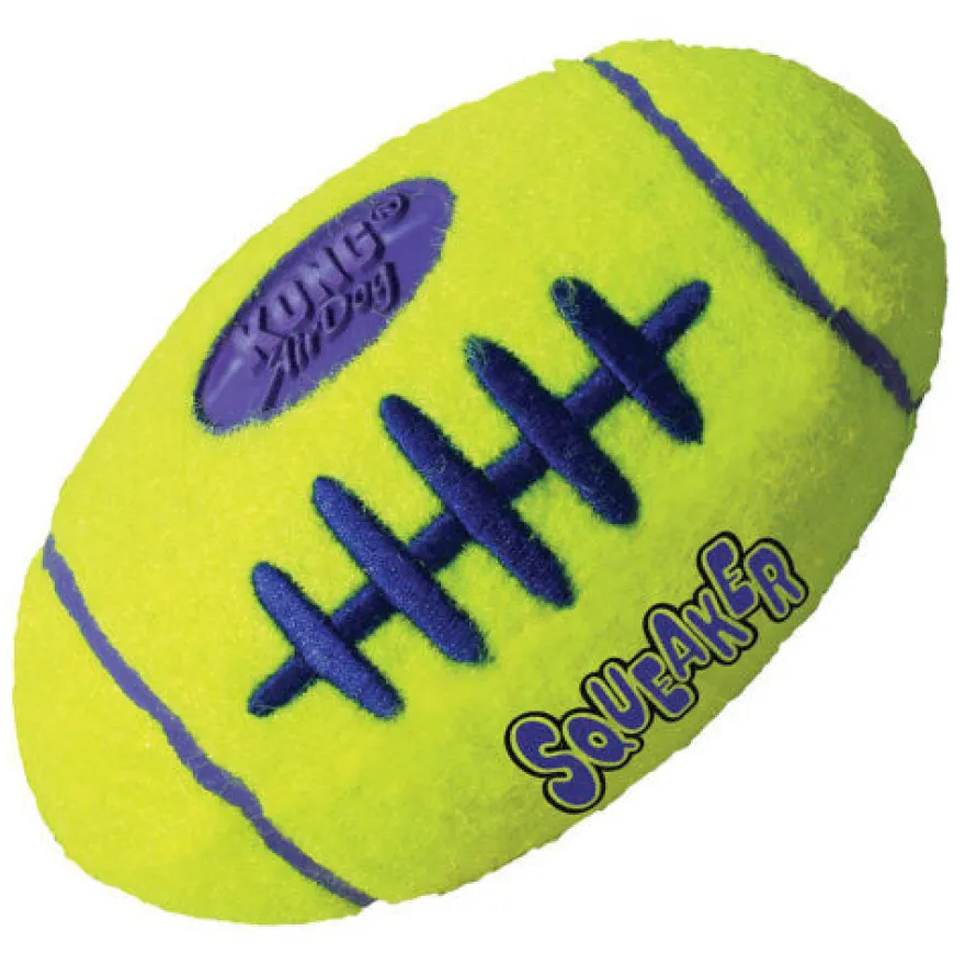 Kong Air Dog Squeaker pelota ovalada para perros