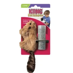 Kong Cat Refillable Beaver juguete con catnip para gatos