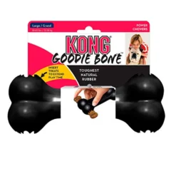 Kong Goodie Bone Hueso negro para perros