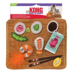 Kong Pull-A-Partz Sushi Juguete Interactivo para gatos