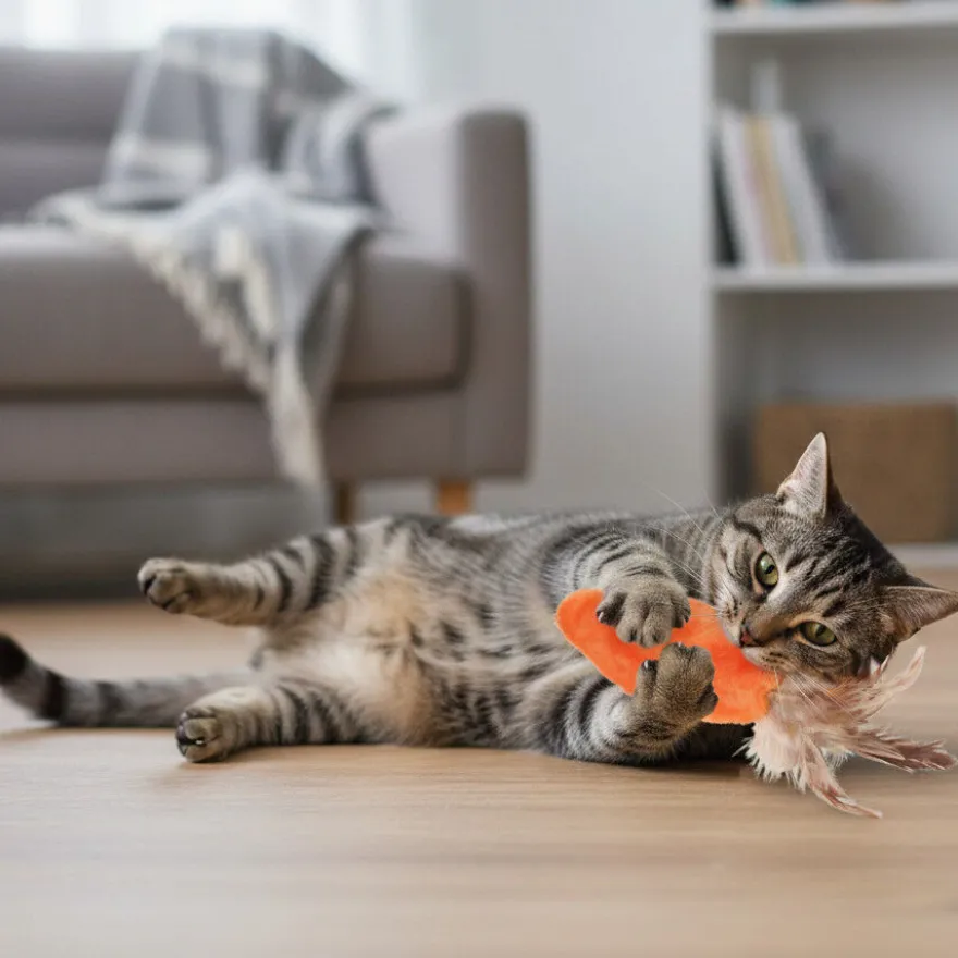 Kong Zanahoria con Catnip de peluche para gatos