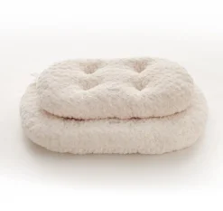 Leeby Almohadilla Blanca Suave para cachorros
