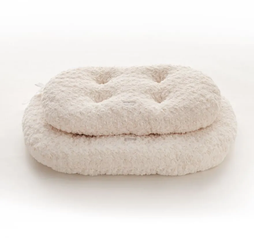 Leeby Almohadilla Blanca Suave para cachorros