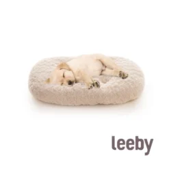 Leeby Almohadilla Blanca Suave para cachorros