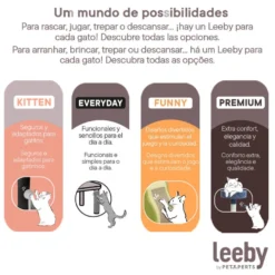 Leeby Babette juguete con pluma para rascador de gatos