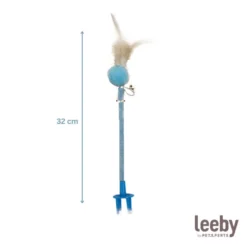 Leeby Babette juguete con pluma para rascador de gatos