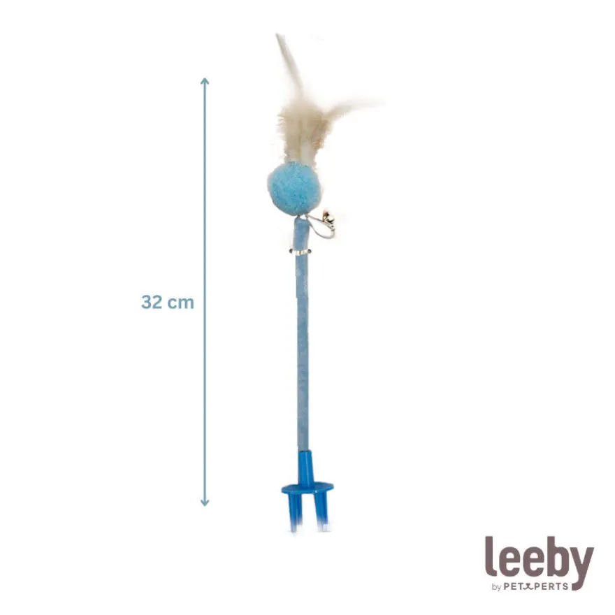 Leeby Babette juguete con pluma para rascador de gatos