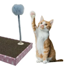 Leeby Babette juguete pom-pom para rascador de gatos