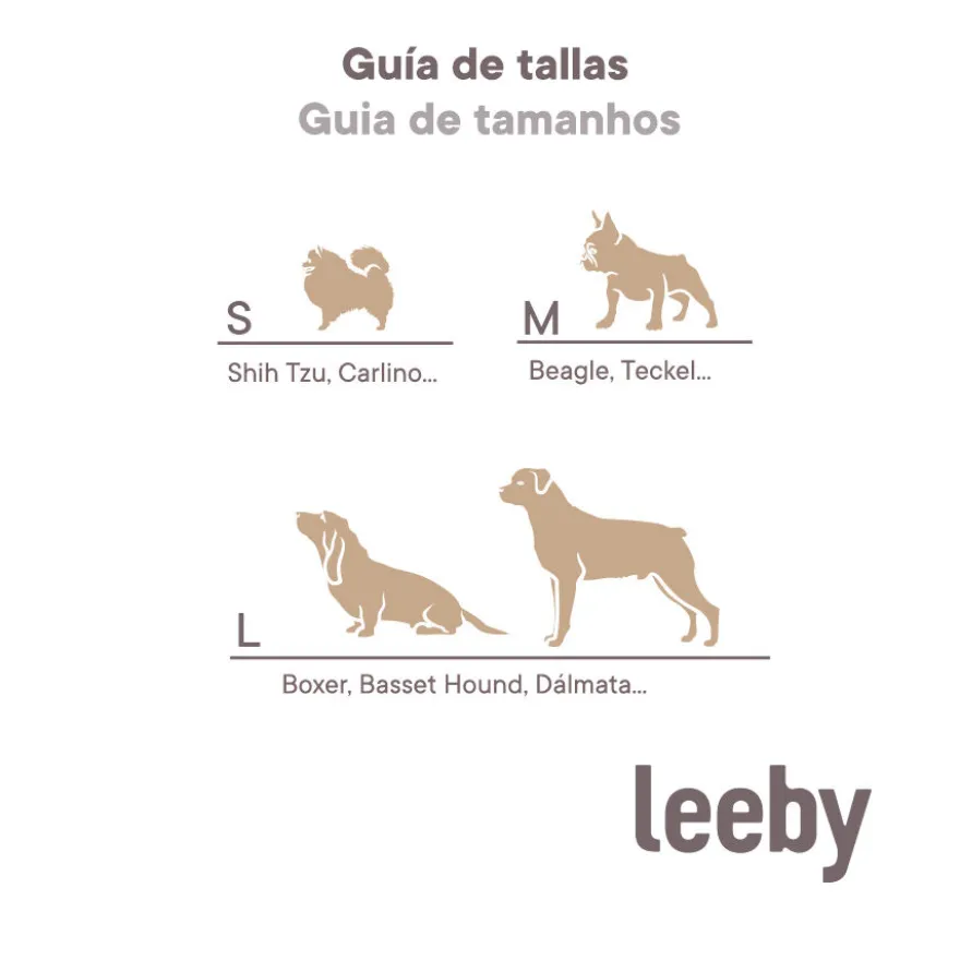 Leeby Cama Blanca con Erizos para perros