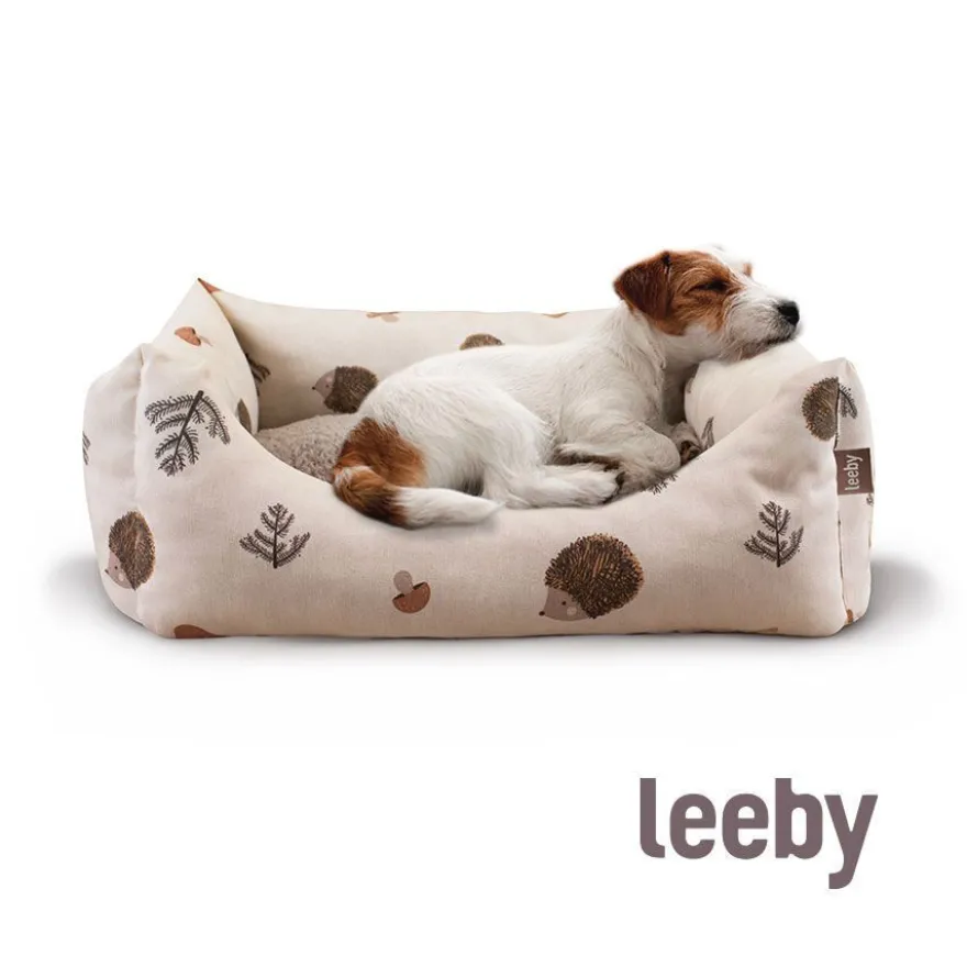 Leeby Cama Blanca con Erizos para perros