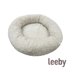 Leeby cama borreguito beige para cachorros