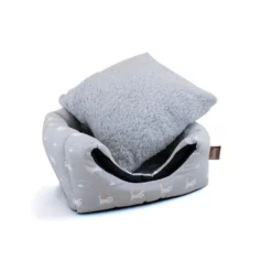 Leeby Cama Cueva Azul Claro para gatos