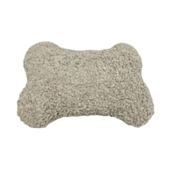 Leeby cama de hueso marrón para perros