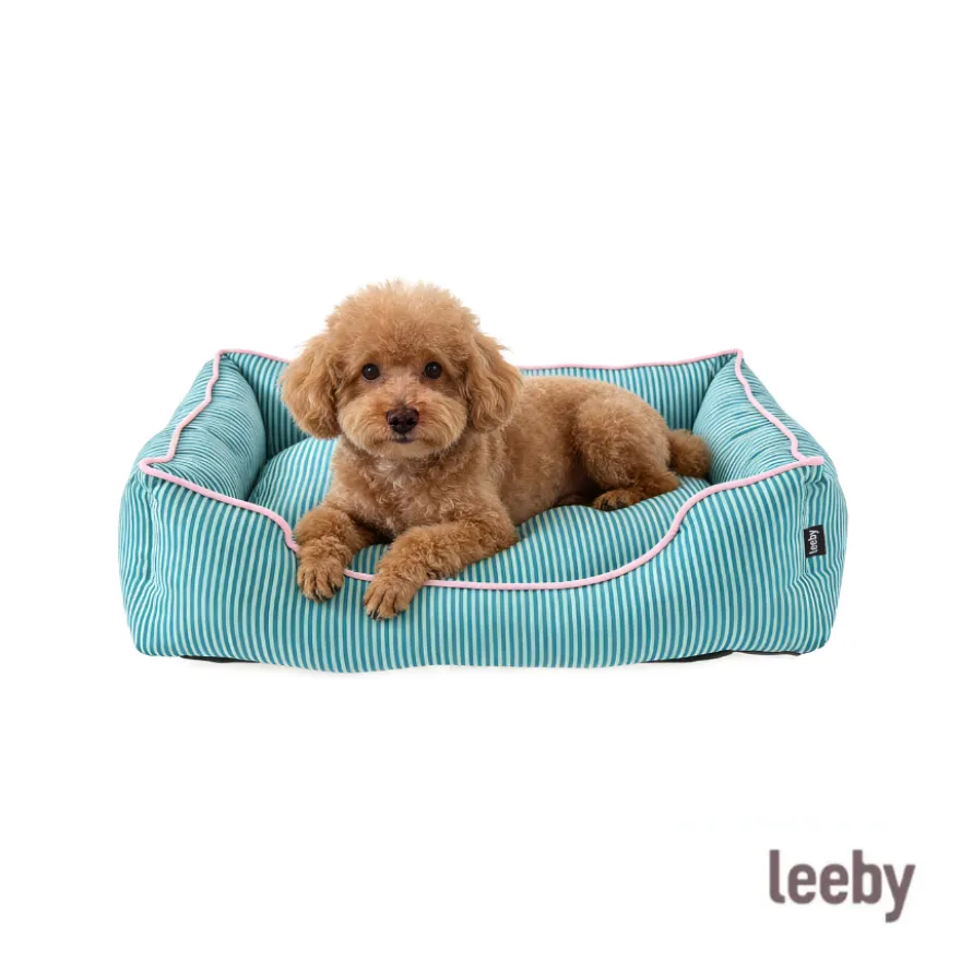 Leeby Cama Rayas Finas para perros