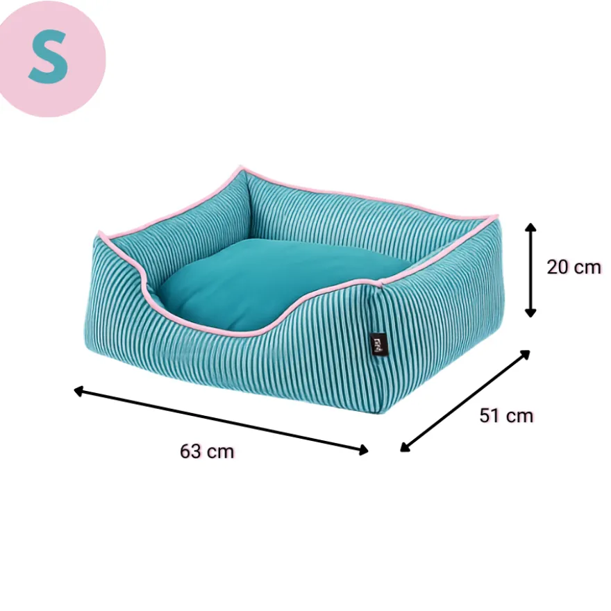 Leeby Cama Rayas Finas para perros
