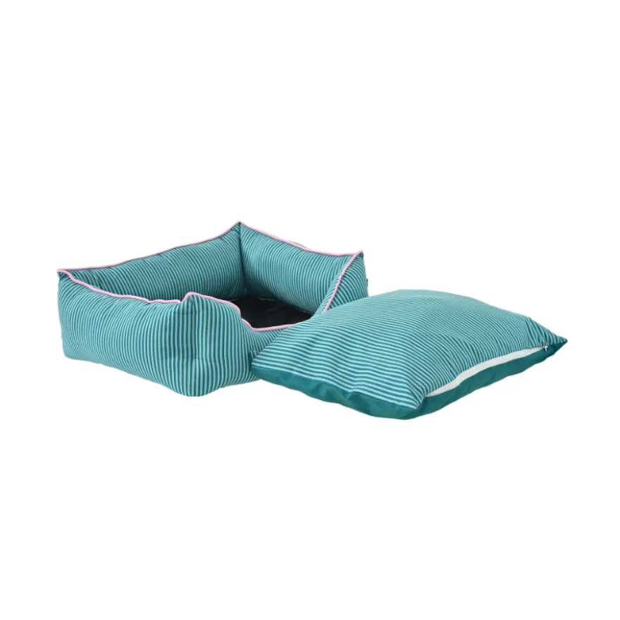 Leeby Cama Rayas Finas para perros