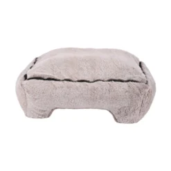 Leeby cama suave gris oscuro para perros