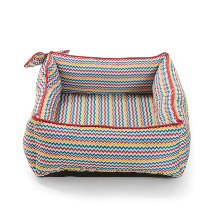 Leeby cama viscoelástica colorida para perros