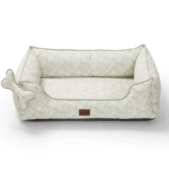 Leeby cama viscoelástica estampado botanic para perros