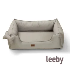 Leeby cama viscoelástica gris para perros