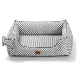Leeby cama viscoelástica vichy para perros