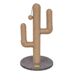 Leeby Carmen Cactus rascador con juguete para gatos