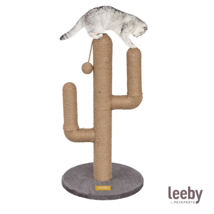 Leeby Carmen Cactus rascador con juguete para gatos