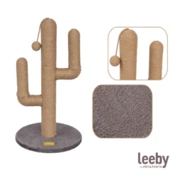 Leeby Carmen Cactus rascador con juguete para gatos