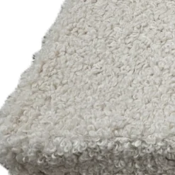 Leeby colchón borreguito beige para perros