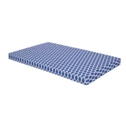 Leeby colchón impermeable azul para perros