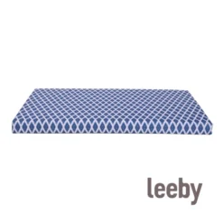 Leeby colchón impermeable azul para perros