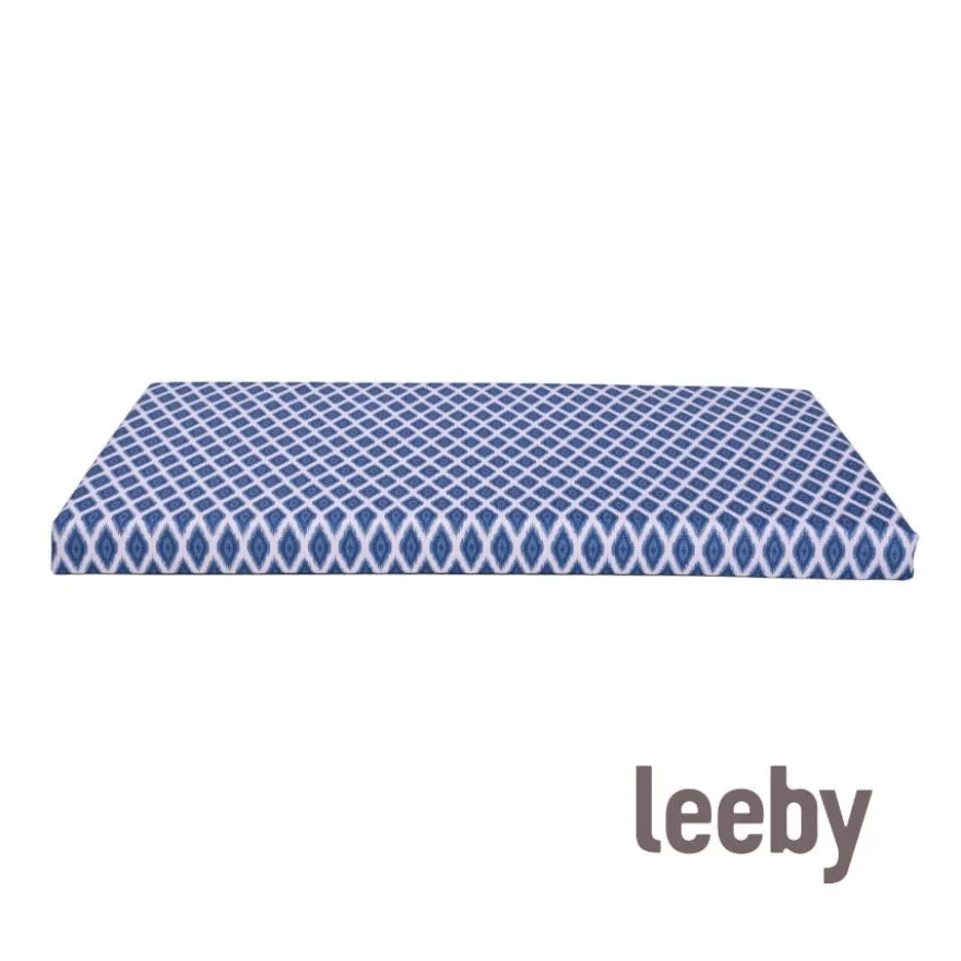 Leeby colchón impermeable azul para perros