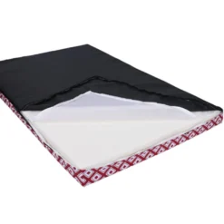 Leeby colchón impermeable rojo para perros