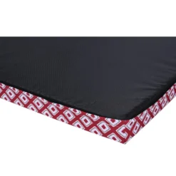 Leeby colchón impermeable rojo para perros