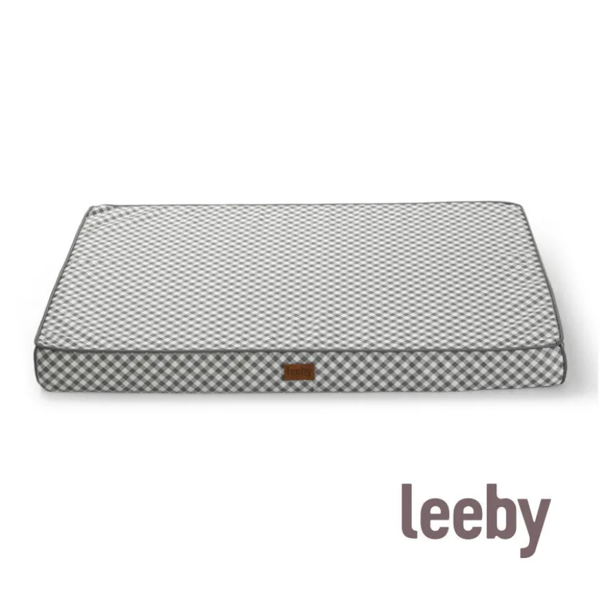 Leeby colchón viscoelástico vichy para perros