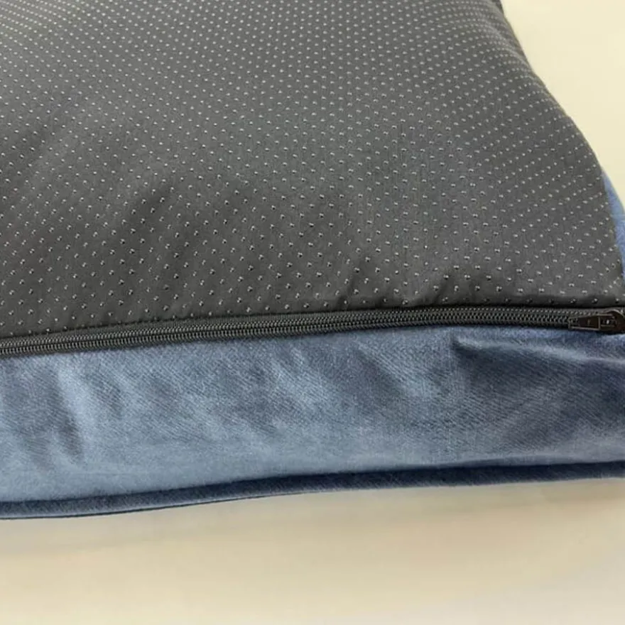 Leeby Colchoneta Impermeable y Desenfundable Azul Marino para perros