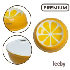Leeby Comedero de Cerámica Estampado Limón para gatos