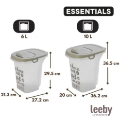 Leeby Contenedor de Comida para perros