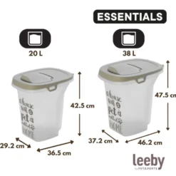 Leeby Contenedor de Comida para perros