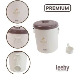 Leeby Contenedor de Hierro para Comidas de perros