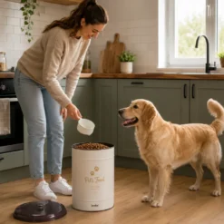 Leeby Contenedor de Hierro para Comidas de perros