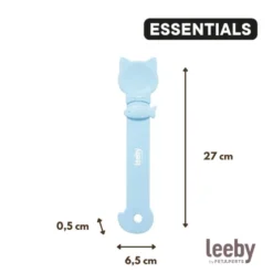 Leeby Cuchara Dispensador Pasta Premio Azul para gatos