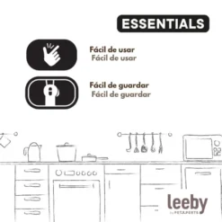 Leeby Cuchara Dispensador Pasta Premio Azul para gatos